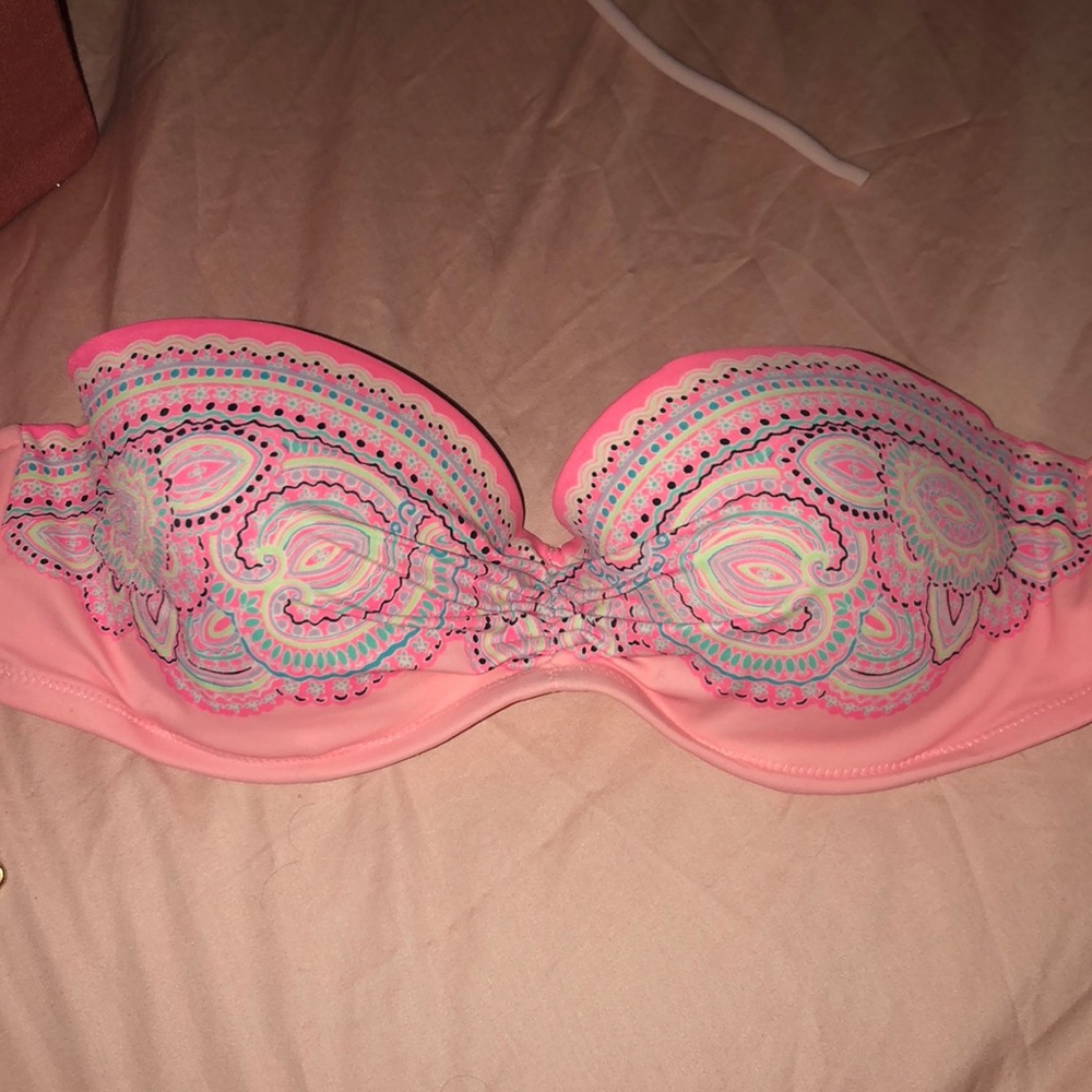 Push up strapless bikini top!